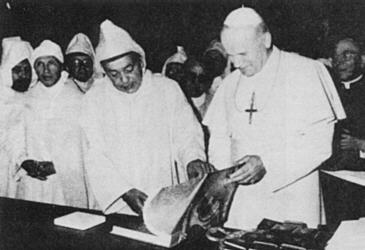John Paul II with Moslems
