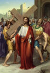 Jesus Carries His Cross